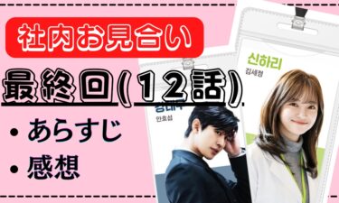 テムがアメリカに!?『社内お見合い』最終回(第12話)の感想、あらすじ※ネタバレ有り